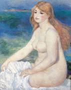 La baigneuse blonde Auguste renoir